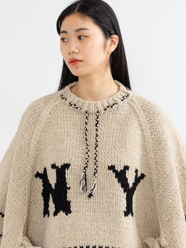 Cowichan knit poncho-カウチンニットポンチョ-BELPER（ベルパー）通販