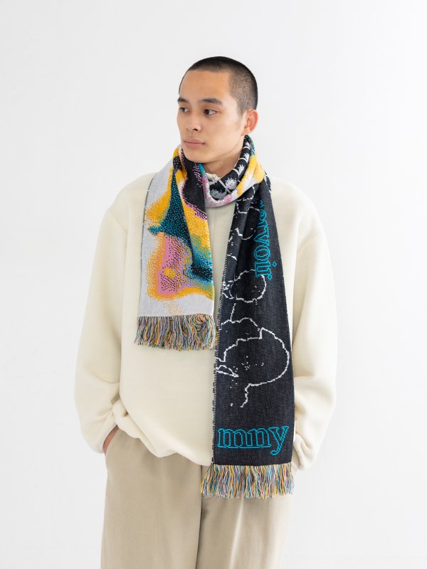 Yin＆Yang scarf-インヤンスカーフ-MONTMARTRE NEW YORK（モンマルトル