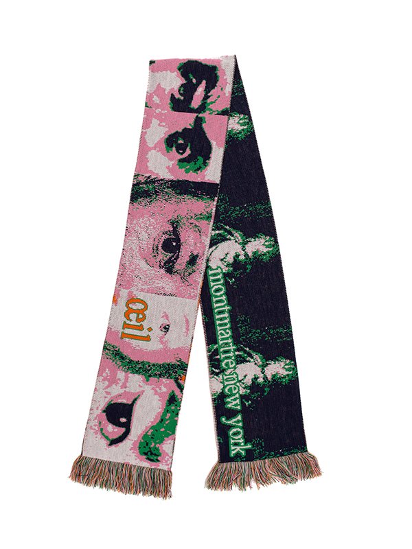 Pink oeil scarf-ピンクオイユスカーフ-MONTMARTRE NEW YORK