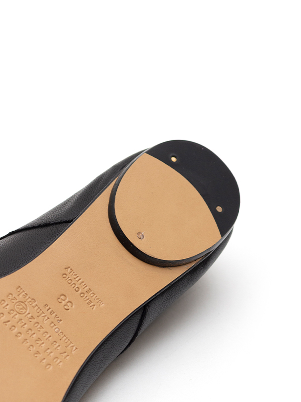 Tabi ballet shoes(vintage leather)-足袋バレエシューズ-Maison