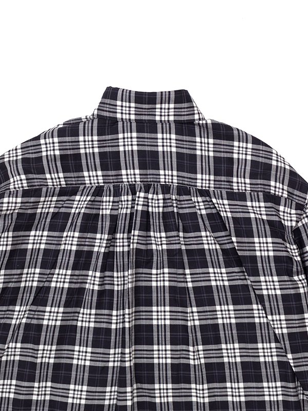 Cotton twill check shirt-コットンツイルチェックシャツ-FLORENT