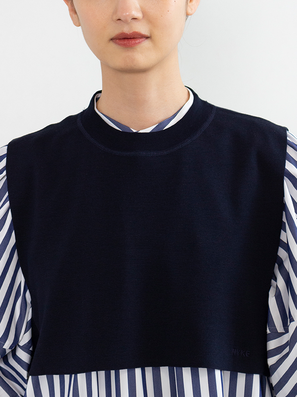 S/C/P CROPPED TOP SWEATER-エスシーピークロップドトップセーター-HYKE（ハイク）通販| st company