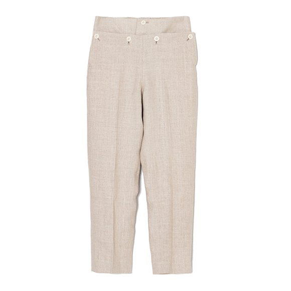 LINEN MARINE CROPPED PANTS-リネンマリンクロップドパンツ-HYKE（ハイク）通販| st company