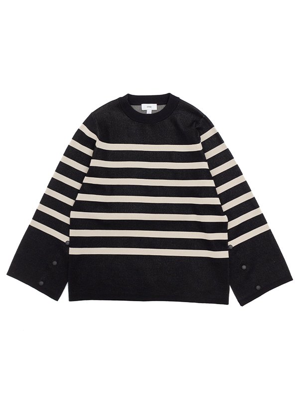 HYKE ハイク STRIPED SWEATER CROP TOP www.grupo-syz.com