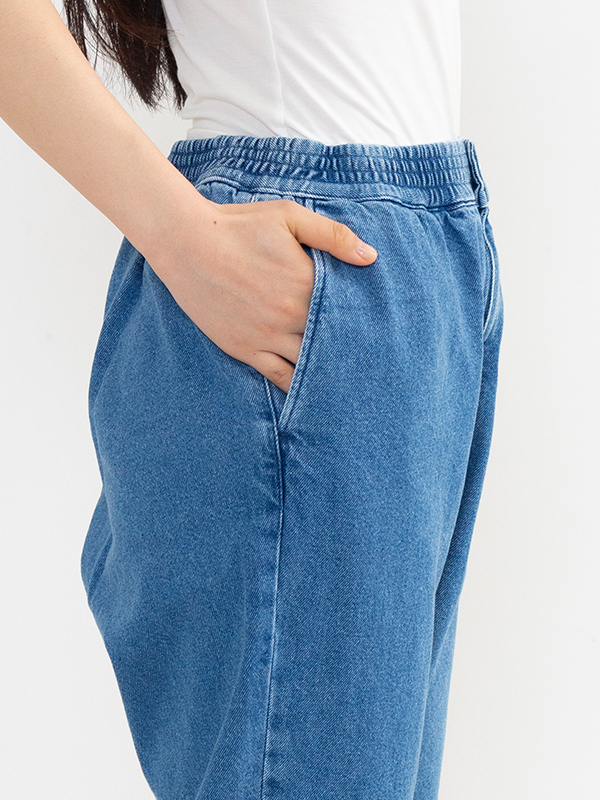 DENIM TAPERED PANTS-デニムテーパードパンツ-HYKE（ハイク）通販| st company