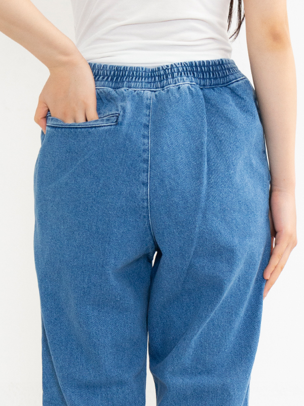 DENIM TAPERED PANTS-デニムテーパードパンツ-HYKE（ハイク）通販| st 