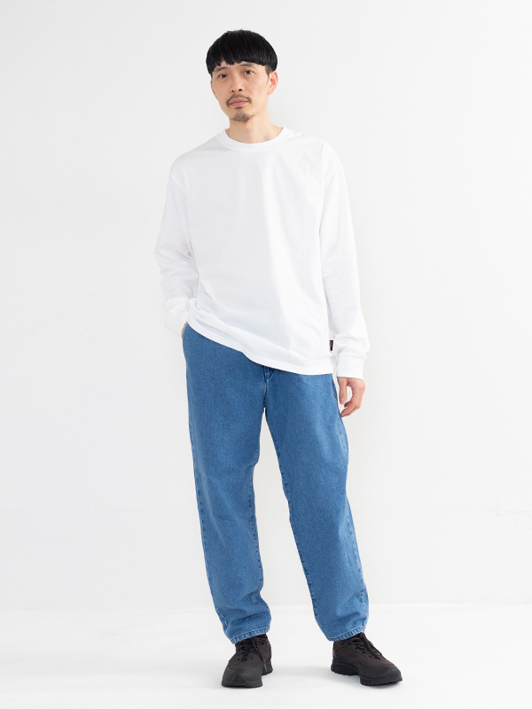 DENIM TAPERED PANTS-デニムテーパードパンツ-HYKE（ハイク）通販| st company