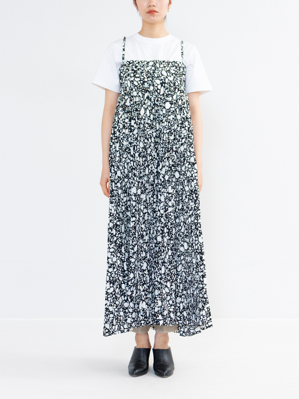 PEBBLE PRINTED MAXI DRESS-ペブルプリントマキシドレス-HYKE（ハイク ...