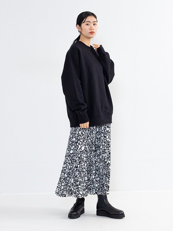 PEBBLE PRINTED SKIRT-ペブルプリントスカート-HYKE（ハイク）通販| st