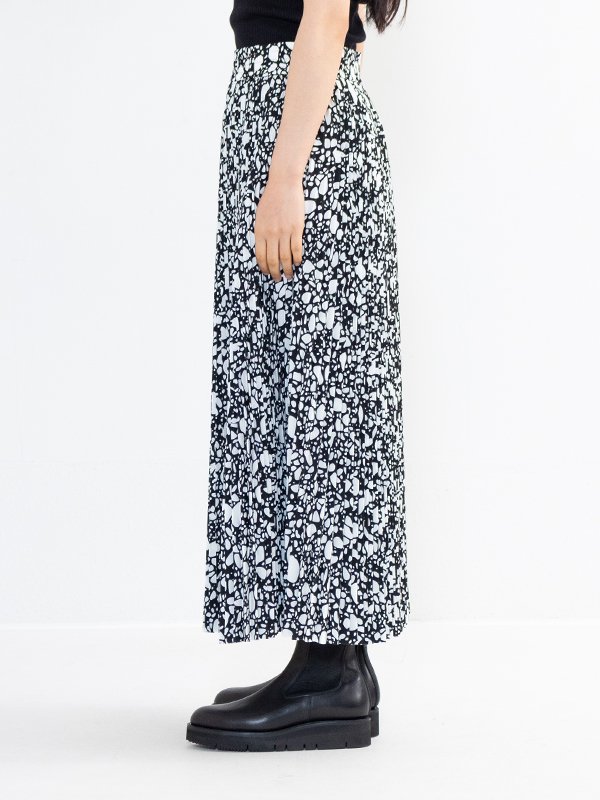 PEBBLE PRINTED SKIRT-ペブルプリントスカート-HYKE（ハイク）通販| st