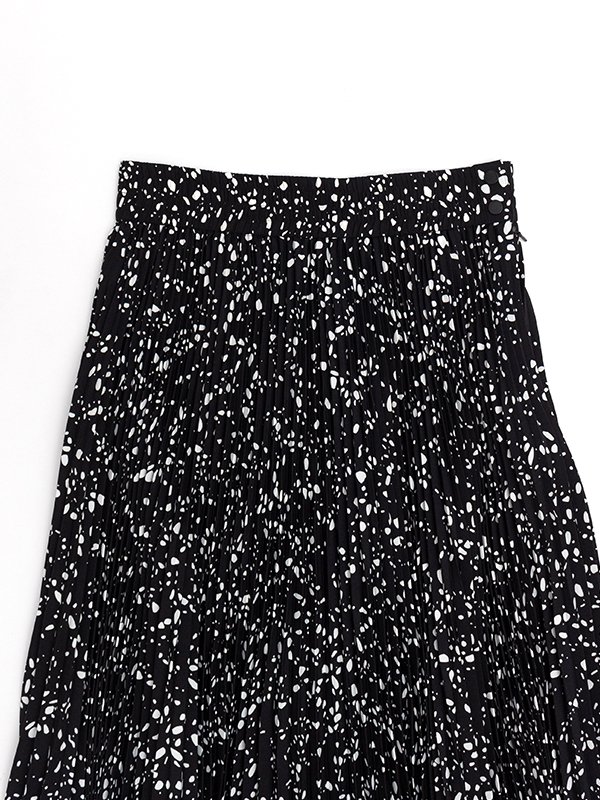 PEBBLE PRINTED SKIRT-ペブルプリントスカート-HYKE（ハイク）通販| st