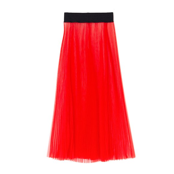 スマートスクラブス 【HYKE(ハイク)】 TULLE PLEATED SKIRT