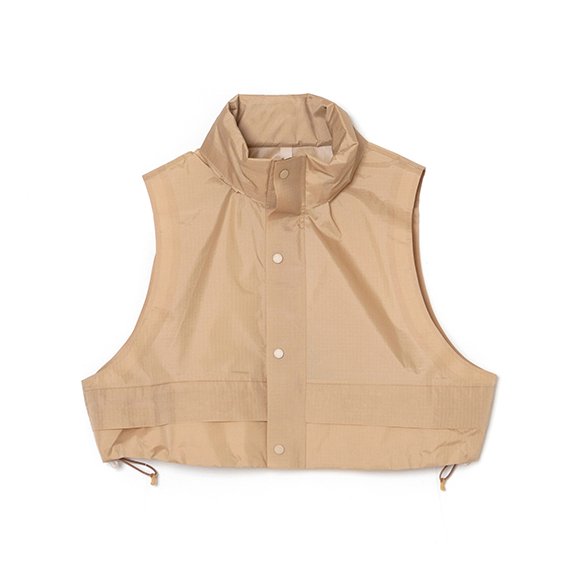 NYLON MOUNTAIN CROPPED VEST-ナイロンマウンテン