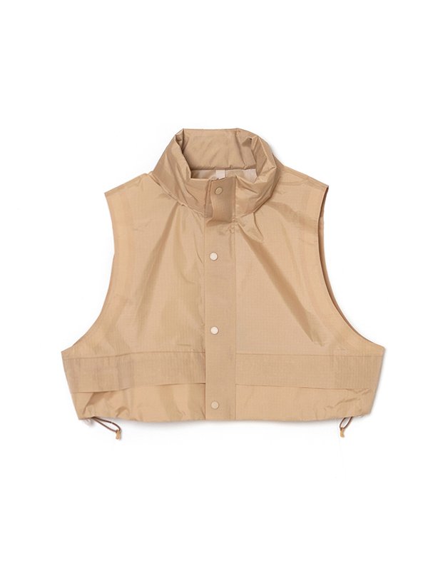 NYLON MOUNTAIN CROPPED VEST-ナイロンマウンテンクロップドベスト