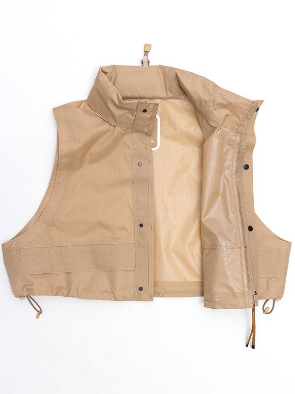 NYLON MOUNTAIN CROPPED VEST-ナイロンマウンテンクロップドベスト