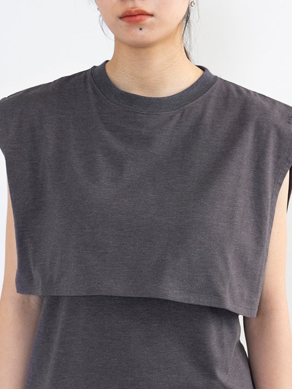 CORDURA SLEEVELESS TEE-コーデュラスリーブレスティー-HYKE（ハイク