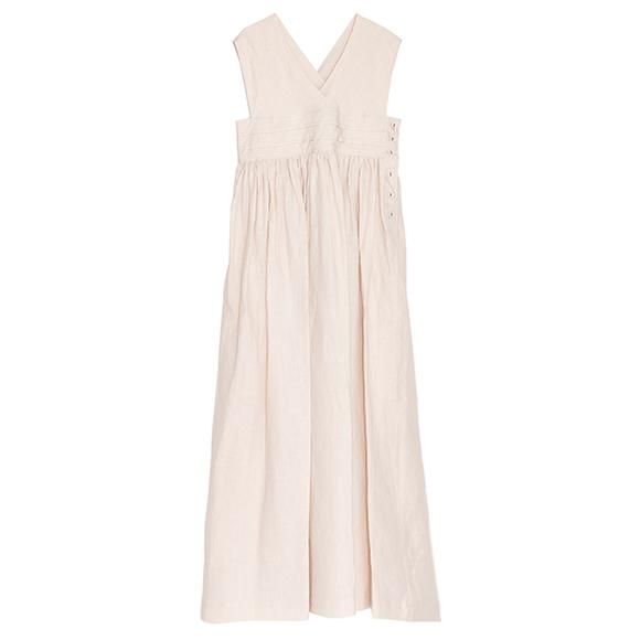 LINEN MAXI DRESS-リネンマキシドレス-HYKE（ハイク）通販| st