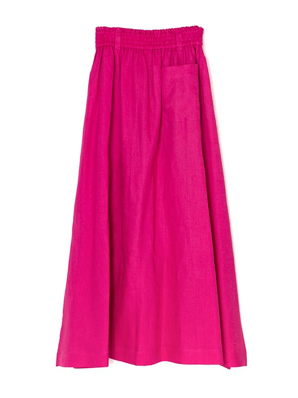 LINEN MAXI SKIRT-リネンマキシスカート-HYKE（ハイク）通販| st company