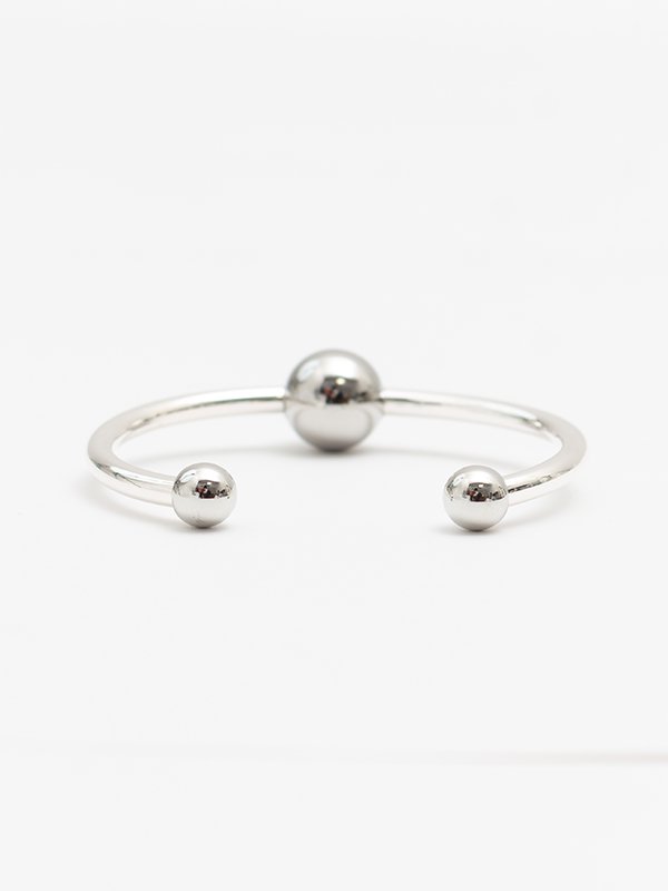 BALL BANGLE(SILVER)-ボールバングル-HYKE（ハイク）通販| st company