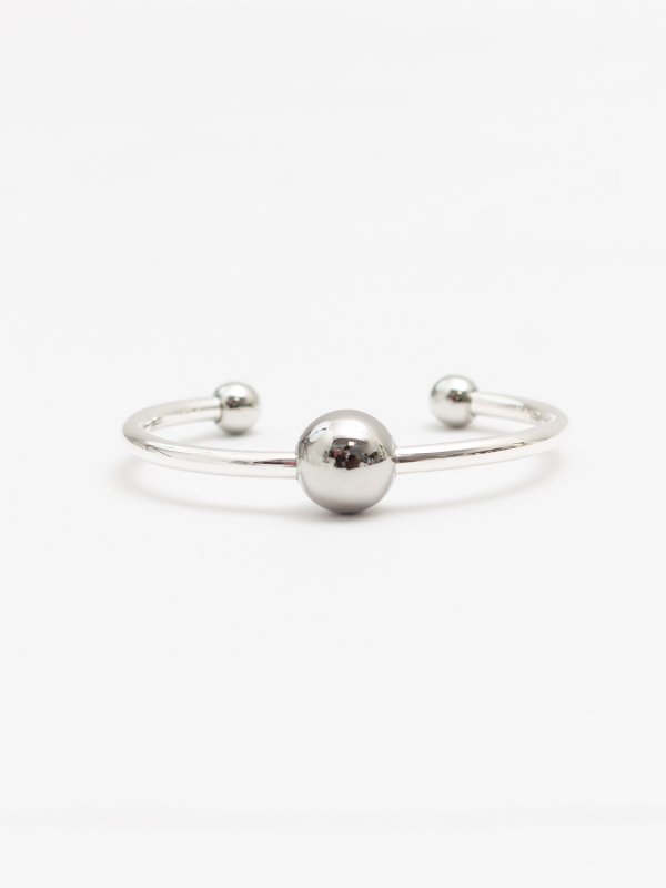 BALL BANGLE(SILVER)-ボールバングル-HYKE（ハイク）通販| st company