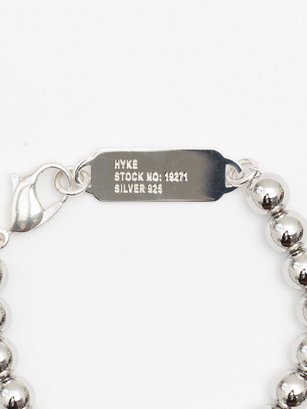 BALL BRACELET(SILVER)-ボールブレスレット-HYKE（ハイク）通販| st