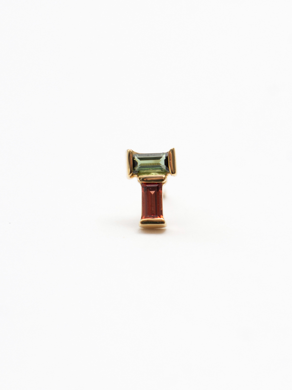定価4万 ALIITA TU Y YO EARRING イエローゴールド ピアス TU Y YO EARRINGS(YOU AND ME)-トゥーユーイヤリング-ALIITA