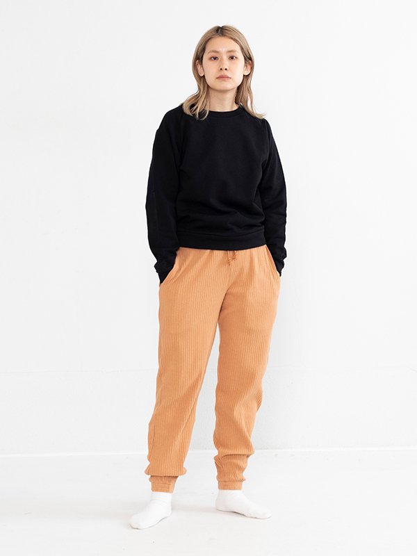 HYKE WIDE RIBBED PANTS リブニットパンツ パンツ カジュアルパンツ