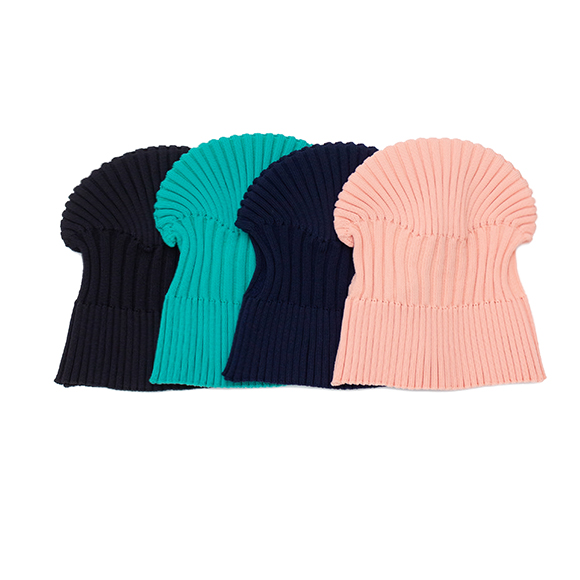 CFCL ビーニー ラベンダー ニット帽 CFCL FLUTED KNITCAP - 帽子