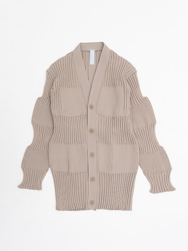 CFCL FLUTED CARDIGAN BEIGE サイズ3 | fusella.corsica