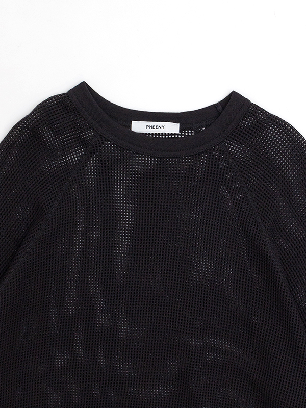 円高還元 pheeny Basket mesh raglan sleeve abubakarbukolasaraki.com