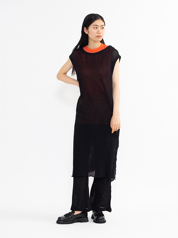 Basket mesh N/S dress-バスケットメッシュN/Sドレス-PHEENY 
