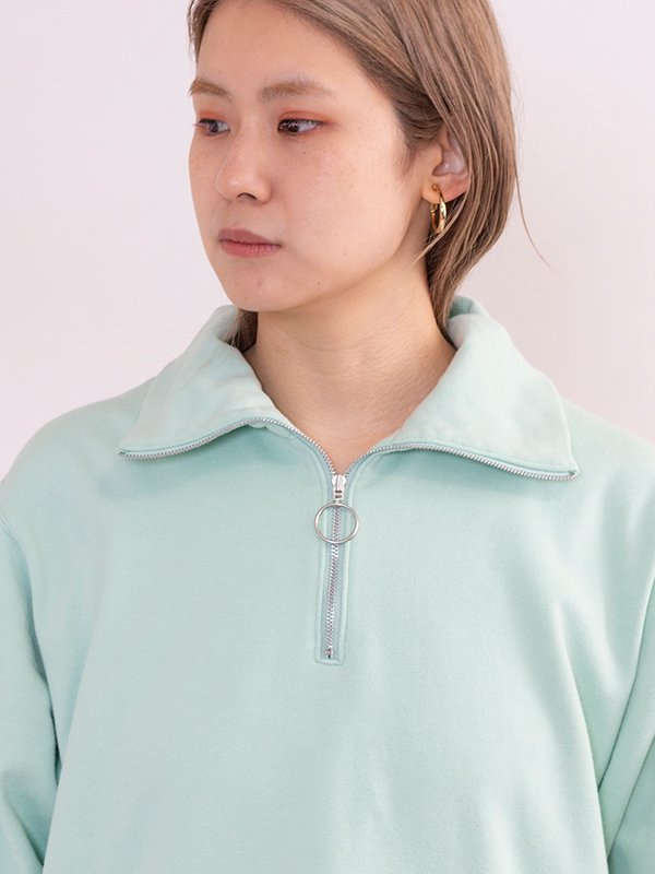 正規品の人気商品通販 PHEENY(フィーニー) FRENCH TERRY HALF ZIP