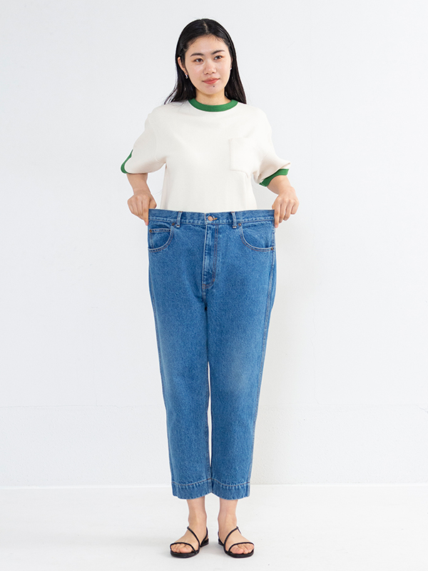 Vintage denim big jeans-ヴィンテージデニムビッグジーンズ-PHEENY