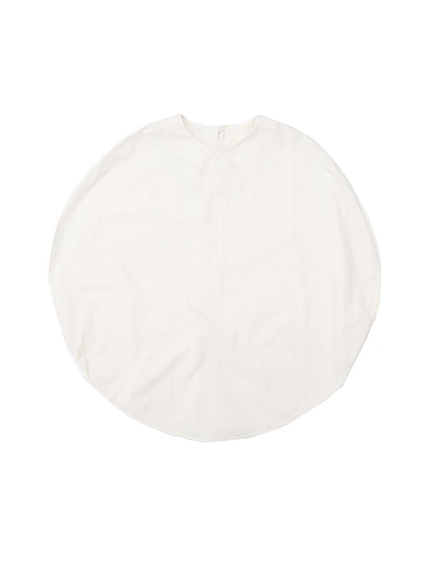 Cotton silk typewriter circle shirt-コットンシルクサークルシャツ