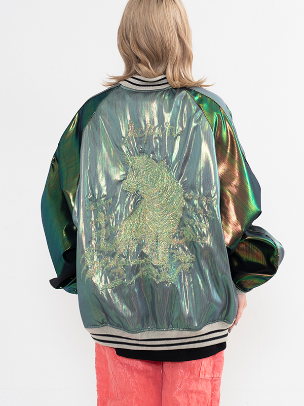 最新アイテム doublet ダブレット HOLOGRAM SOUVENIR JACKET ...