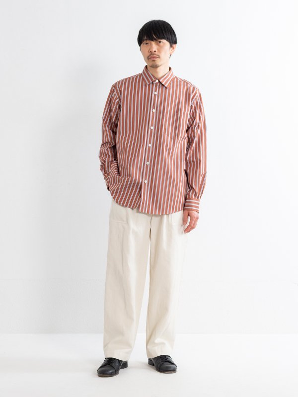 Standard stripe shirt-スタンダードストライプシャツ-Ernie Palo 