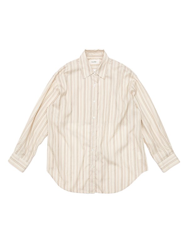 Stripe silk shirt-ストライプシルクシャツ-Ernie Palo（アーニーパロ