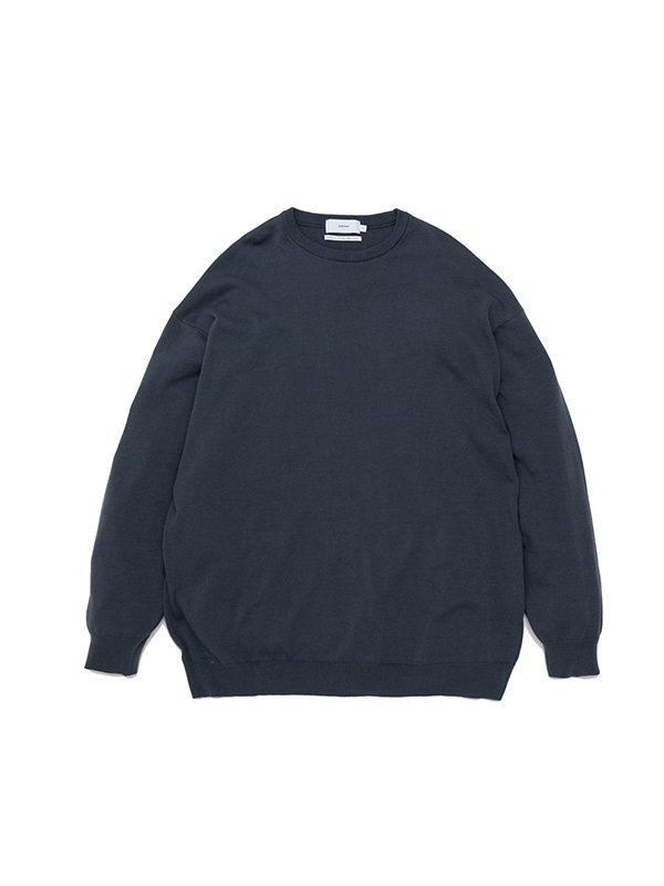 Survin l/s crew neck knit-サービンロングスリーブクルーネックニット