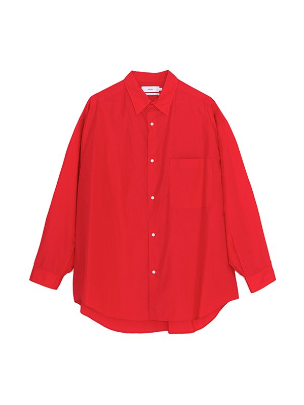 Broad l/s oversized regular collar shirt-ブロードロングスリーブ