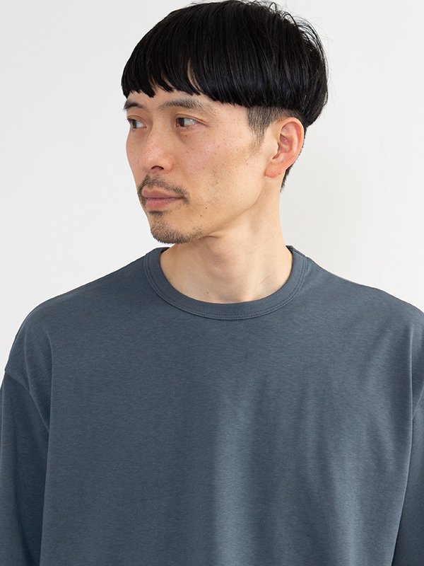 Recycled cotton jersey s/s tee-リサイクルコットンジャージTシャツ