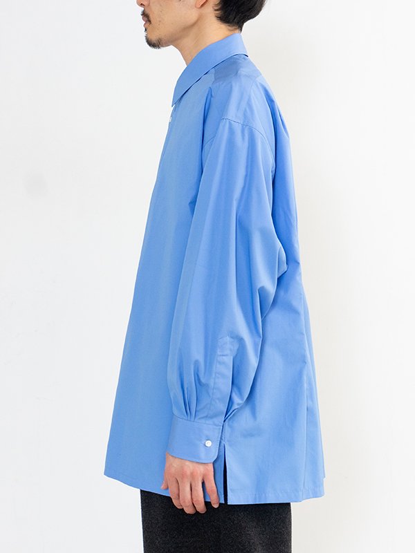 グラフペーパー HIGH COUNT REGULAR SHIRT / BLUE-