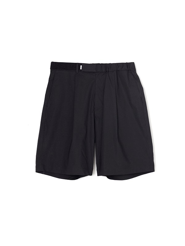 Strech typewriter wide chef shorts-ストレッチタイプライターワイド