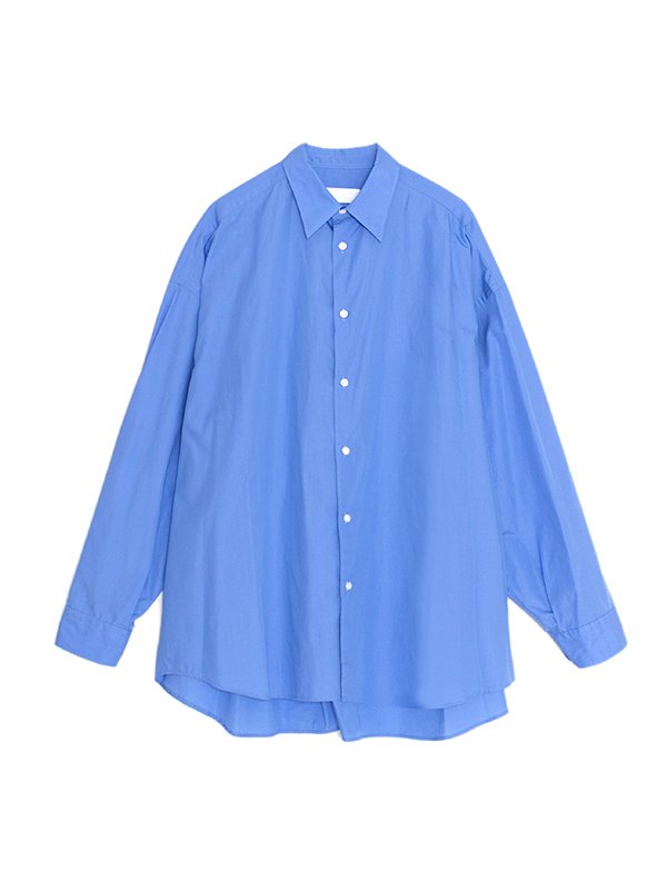 Broad l/s oversized regular collar shirt-ブロードロングスリーブ