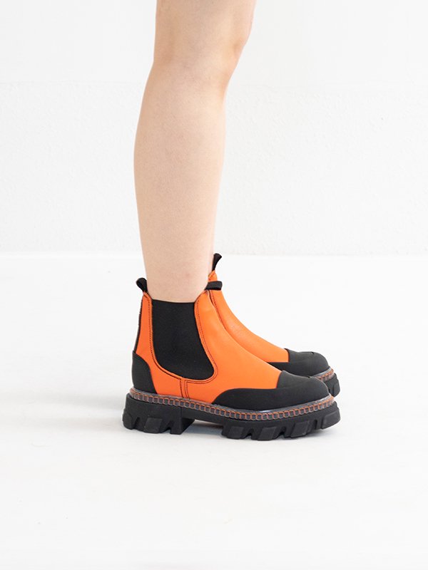 Cleated low chelsea boot-クリエイテッドロウミッドチェルシーブーツ