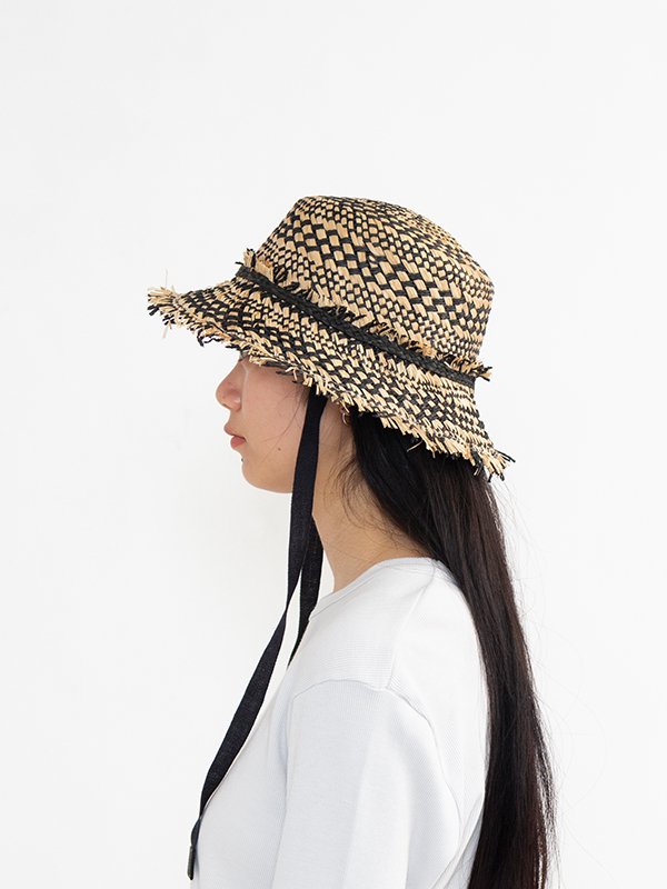 Raffia & paper bucket hat-ラフィアアンドペーパーバケットハット-KIJIMA TAKAYUKI（キジマタカユキ）通販|  stcompany