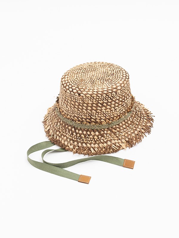 Raffia & paper bucket hat-ラフィアアンドペーパーバケットハット-KIJIMA TAKAYUKI（キジマタカユキ）通販|  stcompany