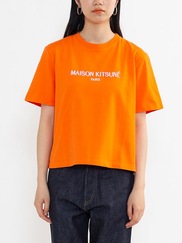Maison kitsune paris boxy tee-shirt-メゾンキツネパリTシャツ-MAISON ...