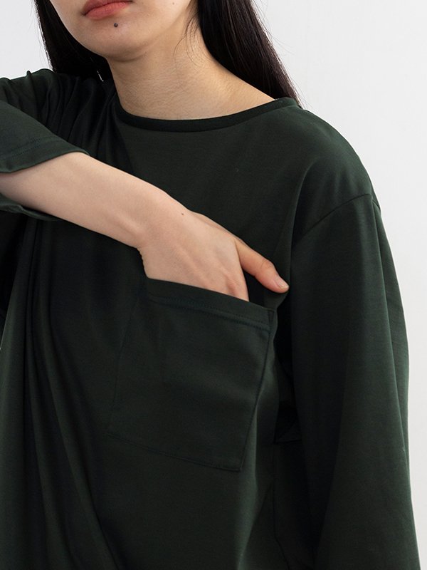 Big pocket half sleeve t-shirt-ビッグポケットハーフスリーブTシャツ