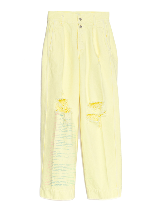 ひし型 TANAKA タナカ 23ss THE WIDE JEAN TROUSERS - crumiller.com