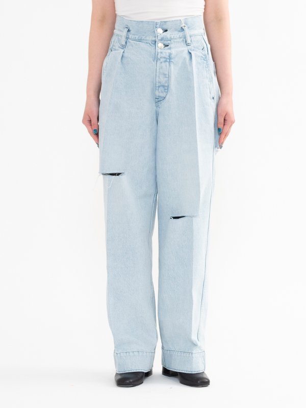 The wide jean trousers-ワイドジーントラウザー-TANAKA（タナカ）通販